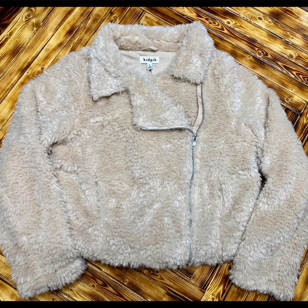Kid Pik / Soft, fluffy Girls Jacket (Faux Fur)